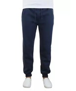 Galaxy By Harvic Men&#39;s Fleece Slim Fit Jogger Pants in Navy-Small - $25.99 CAD