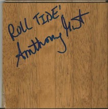 Anthony Grant Signed 6x6 Floorboard Alabama Roll Tide Inscription - £31.28 GBP