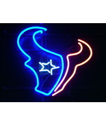 NFL Houston Texans Football Beer Bar Neon Light Sign 15&quot; x 14&quot; - £390.13 GBP
