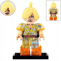 Vinsmoke Sanji Japan One Piece Custom Printed Lego Compatible Minifigure Bricks - £3.15 GBP