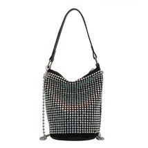 Luxury Diamonds Basket Bag Designer Brand Women Handbag Female Rhinestone Should - £20.50 GBP
