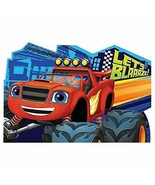 Blaze and The Monster Machines Birthday Party Invitation with Seals Stic... - $13.54 CAD