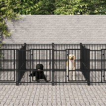 Outdoor Dog Kennel Steel 15.02 m² - £933.97 GBP