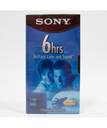 SONY 6 Hour Blank High Quality VHS Tapes PREMIUM GRADE T-120VL SEALED New - £8.42 GBP