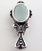 Authentic Lori Bonn Bons 925 Silver Hello, Beautiful Hematite Charm 2128... - $708.13 MXN