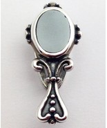 Authentic Lori Bonn Bons 925 Silver Hello, Beautiful Hematite Charm 2128... - $698.62 MXN