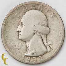 1932-S Washington Argent Quarts 25c (Très Bon État) Pas De Problèmes - $98.06
