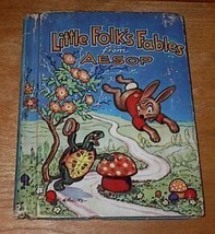 Illustrated Little Folk&#39;s Fables from Aesop 1940 - £6.35 GBP