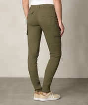 New NWT Womens Prana Pants Brenna Moto Cargo Green Skinny Pocket Casual ... - $147.51
