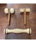 Set Of 3 Wooden Back And Foot Massagers - $20.35 CAD