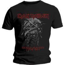Iron Maiden World Slavery 1984 Tour Official Tee T-Shirt Mens Unisex - £26.94 GBP