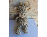 Jellycat Dapple Giraffe Plush Stuffed Animal Cream Tan Brown Spots 17&quot; - £50.29 GBP