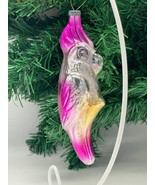 Big Bright Parrot Christmas Tree Vintage Decoration Antique Ornament - £20.45 GBP