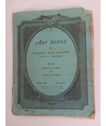 1934 Oliver Ditson Art Songs for School &amp; Studio Medium High Songbook VI... - $177.58 MXN