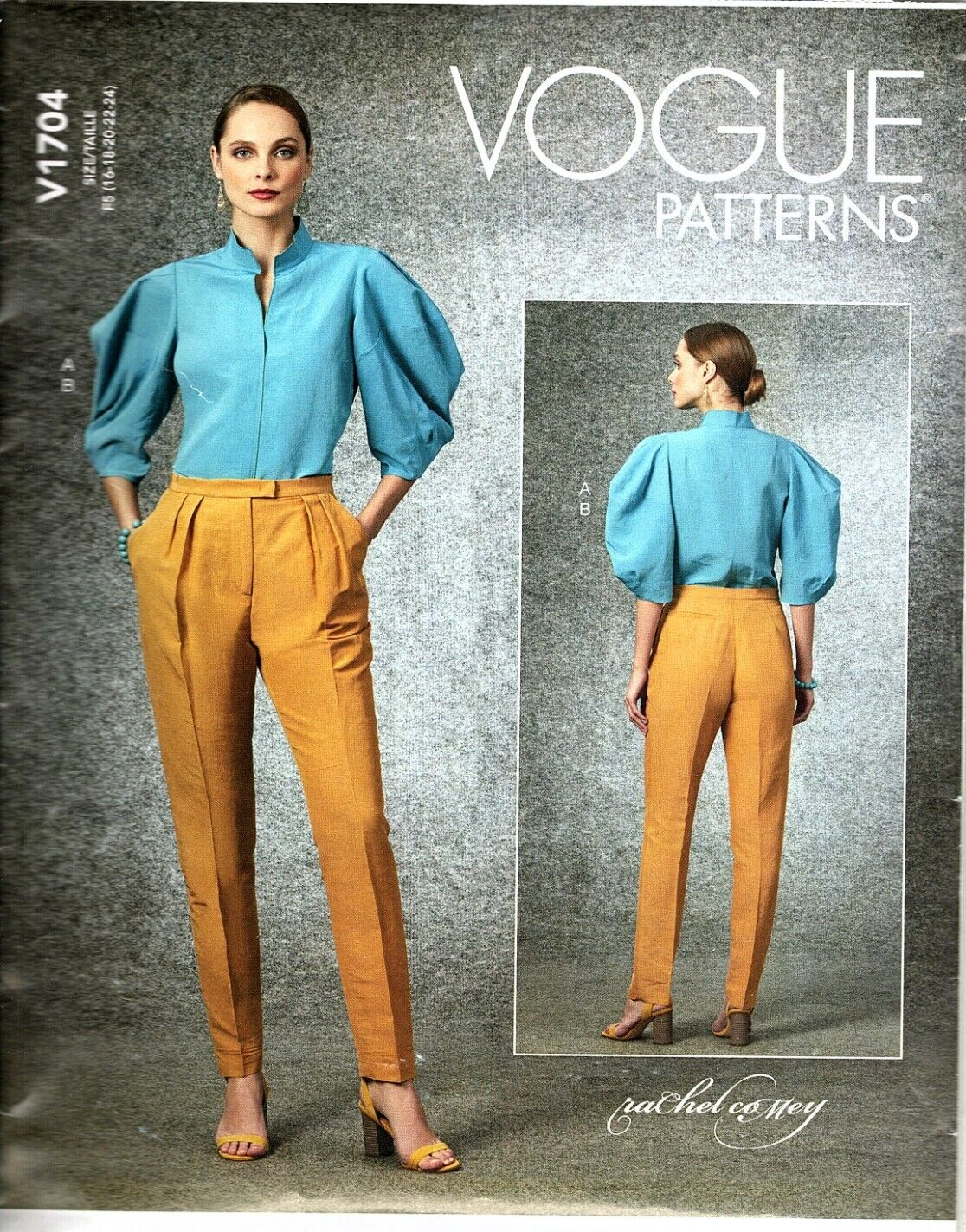 Primary image for Vogue V1704 Misses 16 to 24 Designer Rachel Comey Top and Pants Sewing Pattern