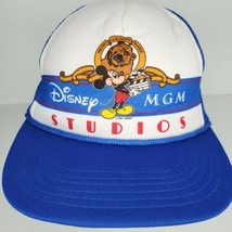 Vtg Disney MGM Studios Snapback Mesh Trucker Hat 1987 Metro Goldwyn Mayer Rare - £102.29 GBP