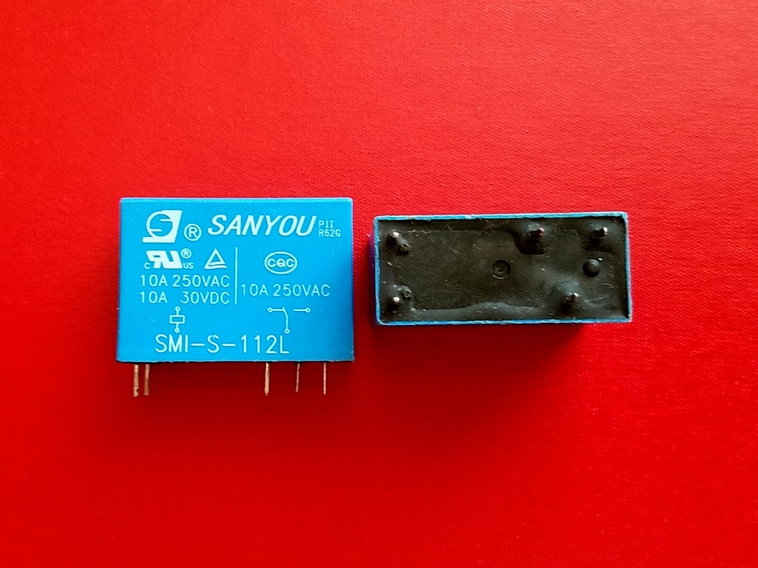 SMI-S-112L, 12VDC Relay, SANYOU Brand New!!