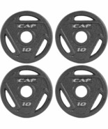 CAP Barbell 2-Inch Olympic Grip Weight Plates 10 lb, Set of 4 - $68.99