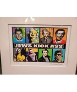 Jews Kick Ass Bruce Reinfeld Art Print - Andy Warhol Pop Style 79/150 - $382.61 CAD