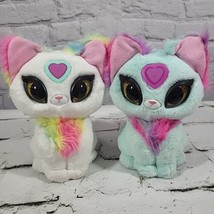 My Fuzzy Friends Magic Whispers Interactive Plush Cats Lot Of 2 Luna Sky... - $29.69