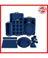 Versatile Oven-Safe Silicone Baking Set - 6 Molds &amp; 2 Mats for Perfect R... - $88.14 CAD