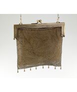 Vintage German Silver Mesh Purse With Meander Pattern - $10,152.94 MXN