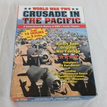World War Two Crusade In The Pacific 5 DVD Set Comprehensive History Series 10hr - £7.66 GBP