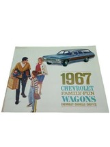 Original 1967 Chevrolet Station Wagon Sales Brochure 67 Chevy II Chevell... - $16.11