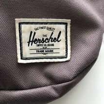 Herschel Settlement Hip Pack Belt Bag Purple Canvas Zip Close Nylon Strap - £13.31 GBP