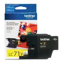Brother Printer LC71Y Standard Yield Yellow Ink - £14.87 GBP
