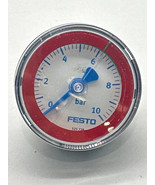 Festo 525728 Manometer/Pressure Gauge, 0-10 Bar  - $14.50