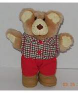 Vintage 1986 Wendy&#39;s Farrell Furskins 7&quot; Teddy Bear Plush Stuffed Toy - $23.79