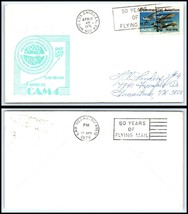 1976 US Cover-Western Airlines 50th Anniv, Los Angeles, CA, Las Vegas, CAM 4 J16 - £2.33 GBP