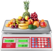 Camry Food Scale, Digital Commercial Price Scale, 66Lb / 30Kg For, Not F... - £96.94 GBP