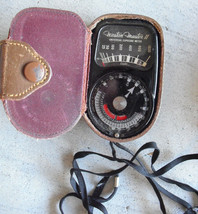 Vintage Weston Master II Light Exposure Meter in Leather Case LOOK - $16.83