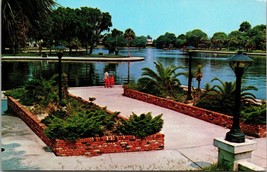 Visitors Enjoy Spring Bayou Tarpon Springs FL Postcard PC78 - £3.91 GBP