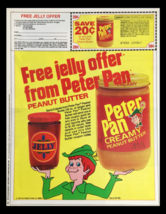 1984 Peter Pan Creamy Peanut Butter Circular Coupon Advertisement - £13.67 GBP