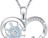 Mothers Day Gift for Mom, Wife, Anchor Pendant Necklace for Women 925 St... - £46.64 GBP