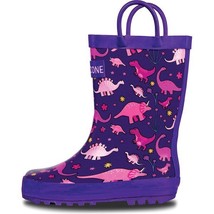 LONE CONE Kids Wellies Pink-O-Saurus Rex, Rain Boots Easy-On Handles - $318.51 MXN