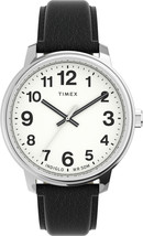 Timex Men's Easy Reader Bold Quartz Dress Watch with Leather Strap - $2,450.29 MXN