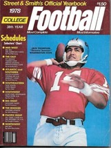 College Football Official Yearbook Magazine Street &amp; Smith 38th Year 1978 FINE+ - £11.40 GBP