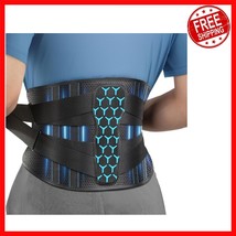 Comfortable 3D Pad Back Brace for Herniated Disc Relief - Size M Waist 3... - $1,037.66 MXN