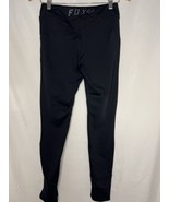 Fox Racing Trail Blazer Womens Leggings Black size M Front zipper closer - $480.93 MXN