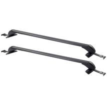 Lockable Roof Rack Cross Bars 165 LBS Capacity Universal Fit for Naked R... - $82.45