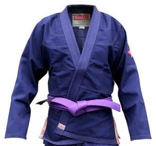 BJJ Kimono - NAVY by Kaizen Athletic Brazilian Jiu-Jitsu Gi A4 Size - £70.75 GBP