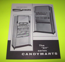 SEEBURG CANDYMARTS KY SERIES CANDY VENDOR VENDING MACHINE SALES FLYER Vi... - £19.84 GBP