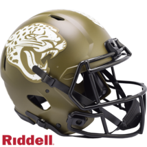 Jacksonville Jaguars Helmet Riddell Authentic Full Size Speed Style Salute To Se - $374.49