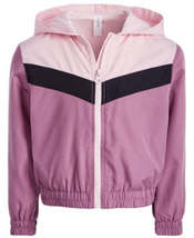 Ideology Little Girls Colorblocked Hooded Windbreaker Jacket, Size 6X - $26.99