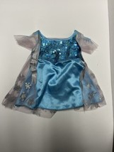 Build A Bear Disney Dress Frozen Elsa Princess Gown Costume Outfit Cloth... - $9.89