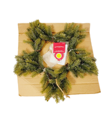 Wondershop Lit Christmas Wreaths Set 17 inch Battery Operated Faux Pine - £15.55 GBP